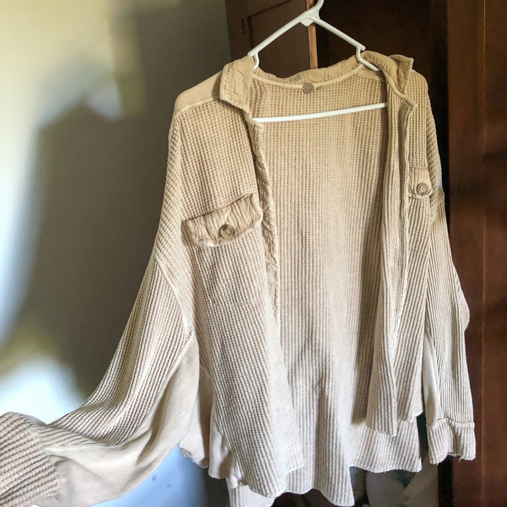 FREE PEOPLE SCOUT JACKET | color: sand | XS